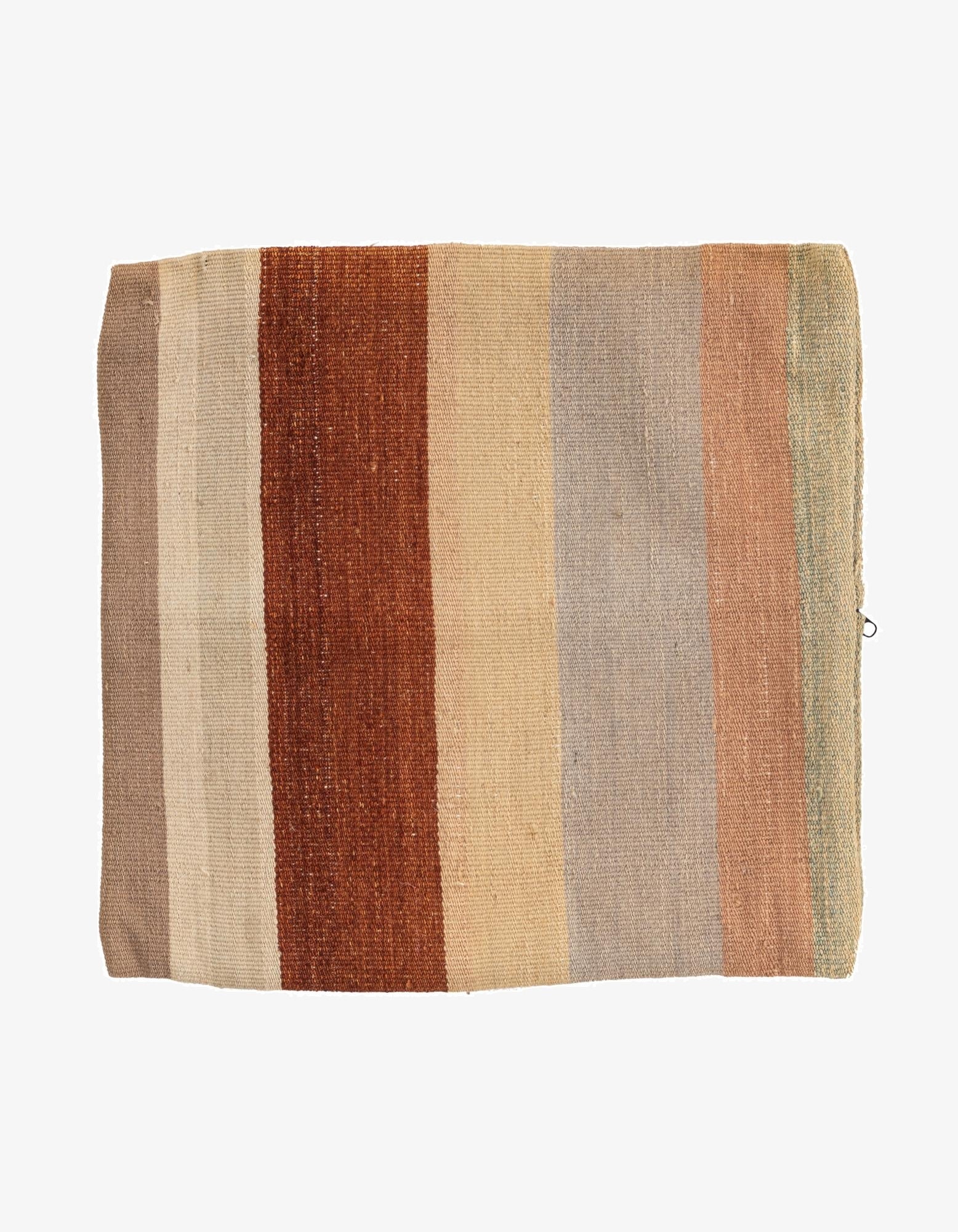 1' 6 x 1' 6  Hand Woven Pillow Wool Square Rug