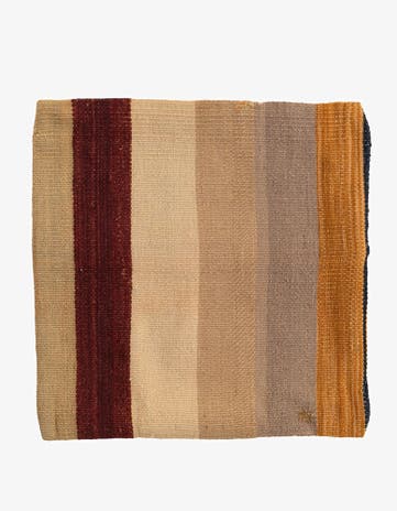 1' 6 x 1' 6 Hand Woven Pillow Wool Square Rug