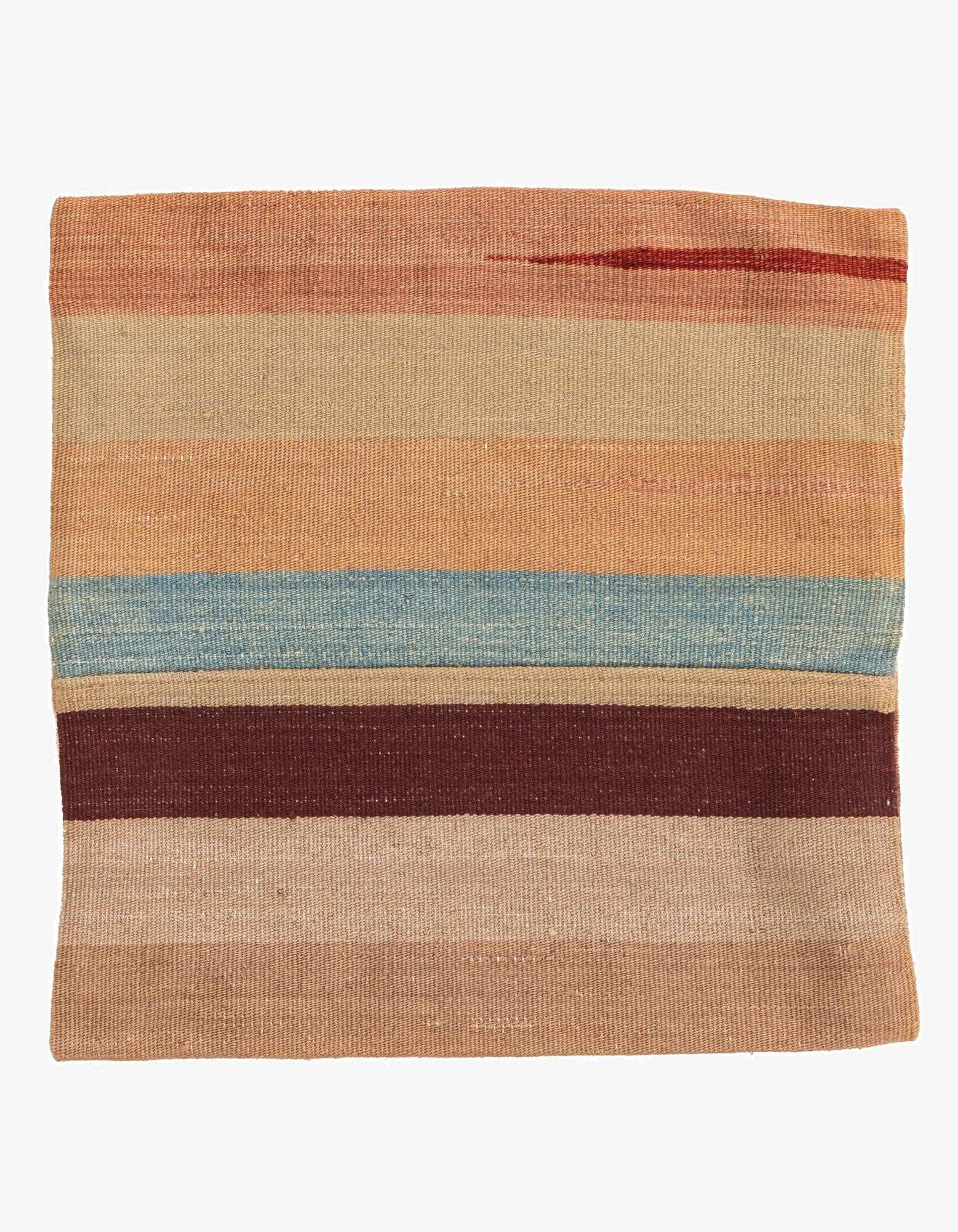 1' 8 x 1' 8  Hand Woven Pillow Wool Square Rug