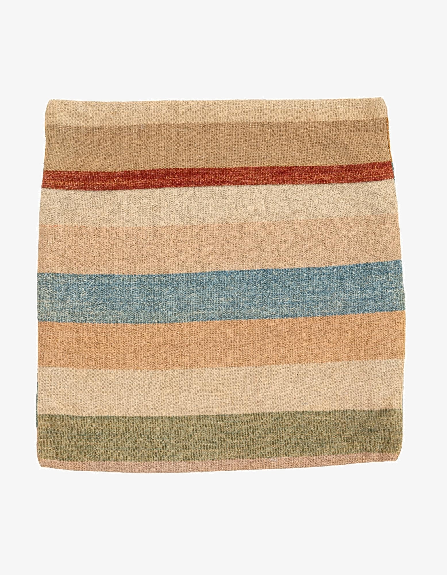 2' 4 x 2' 5  Hand Woven Pillow Wool Square Rug