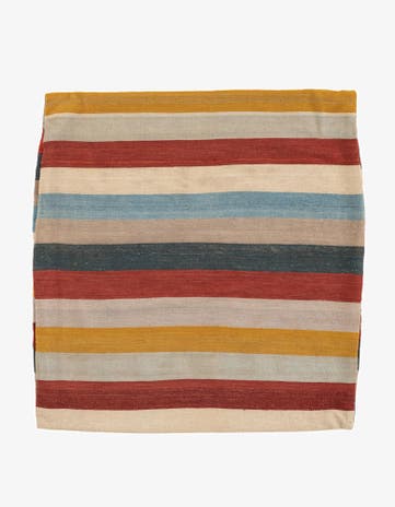 3' 2 x 3' 3 Hand Woven Pillow Wool Square Rug