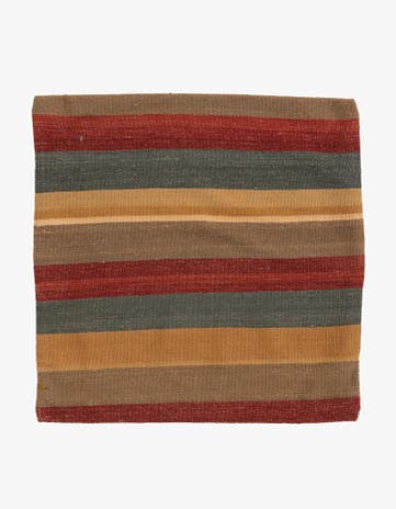 2' 5 x 2' 5 Hand Woven Pillow Wool Square Rug