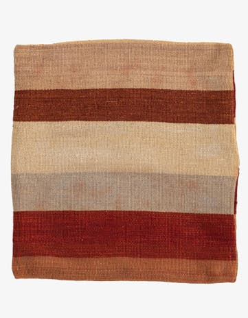 1' 5 x 1' 6 Hand Woven Pillow Wool Square Rug