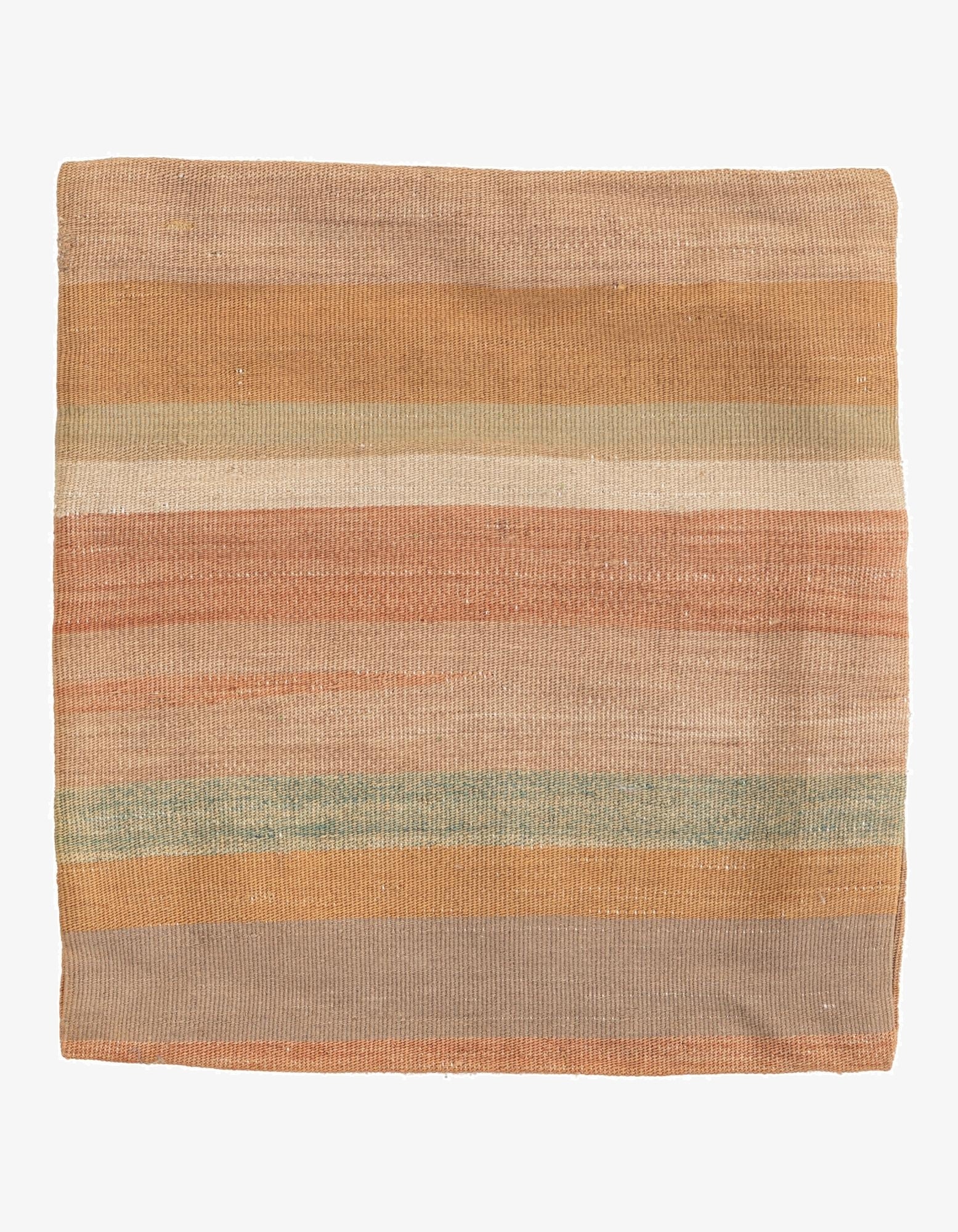 1' 8 x 1' 9  Hand Woven Pillow Wool Square Rug