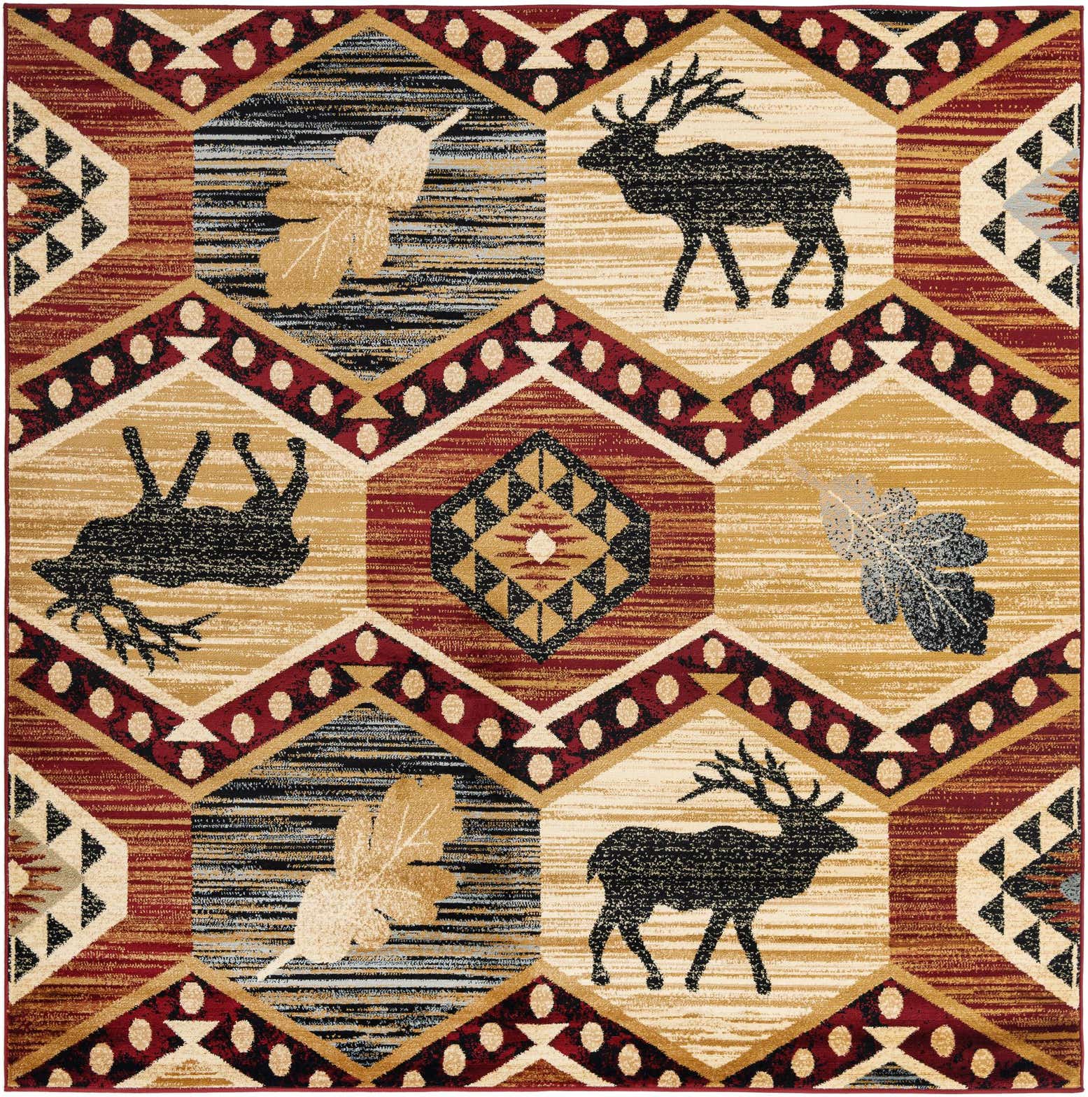 7' 10 x 7' 10 Pioneer Square Rug