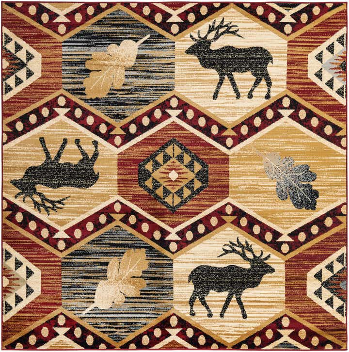 7' 10 x 7' 10 Pioneer Square Rug