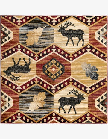 7' 10 x 7' 10 Pioneer Square Rug