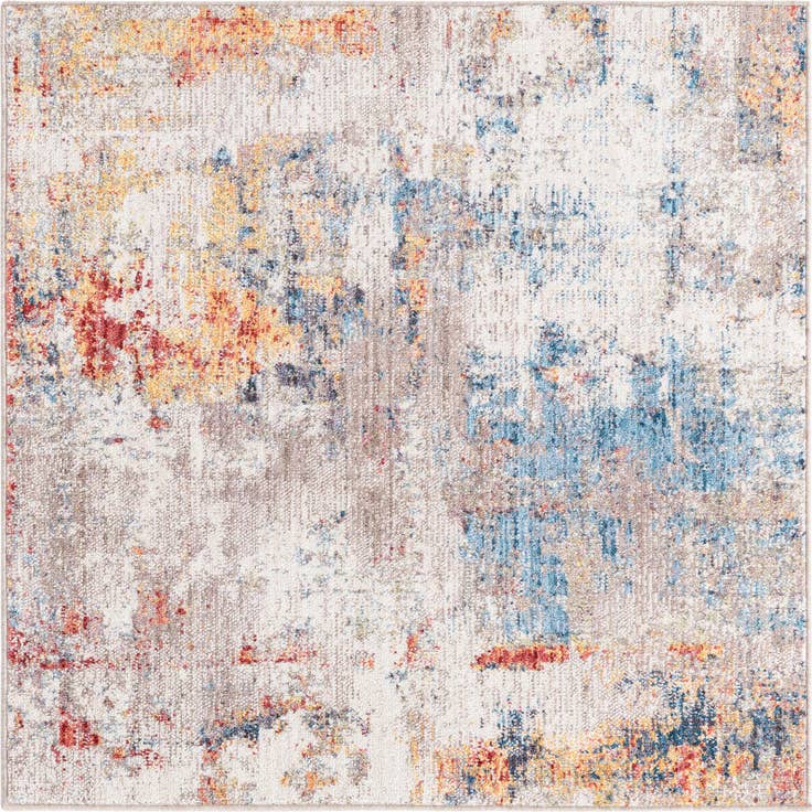 Detail image of 4' x 4' Prism Square Rug