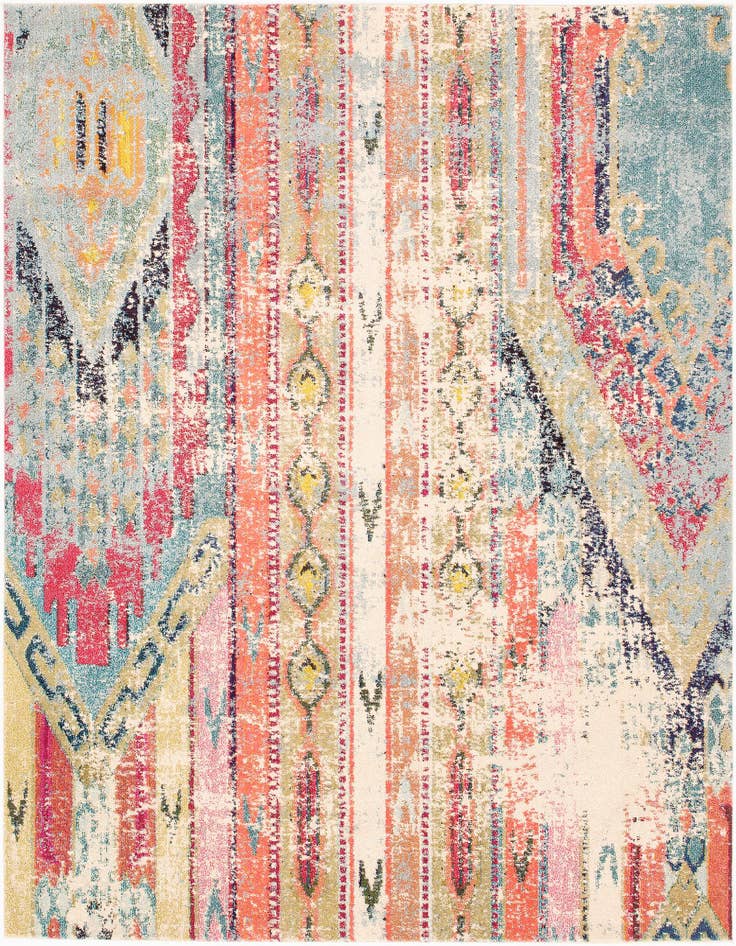 Detail image of 8' x 8' Washable Santa Fe Square Rug