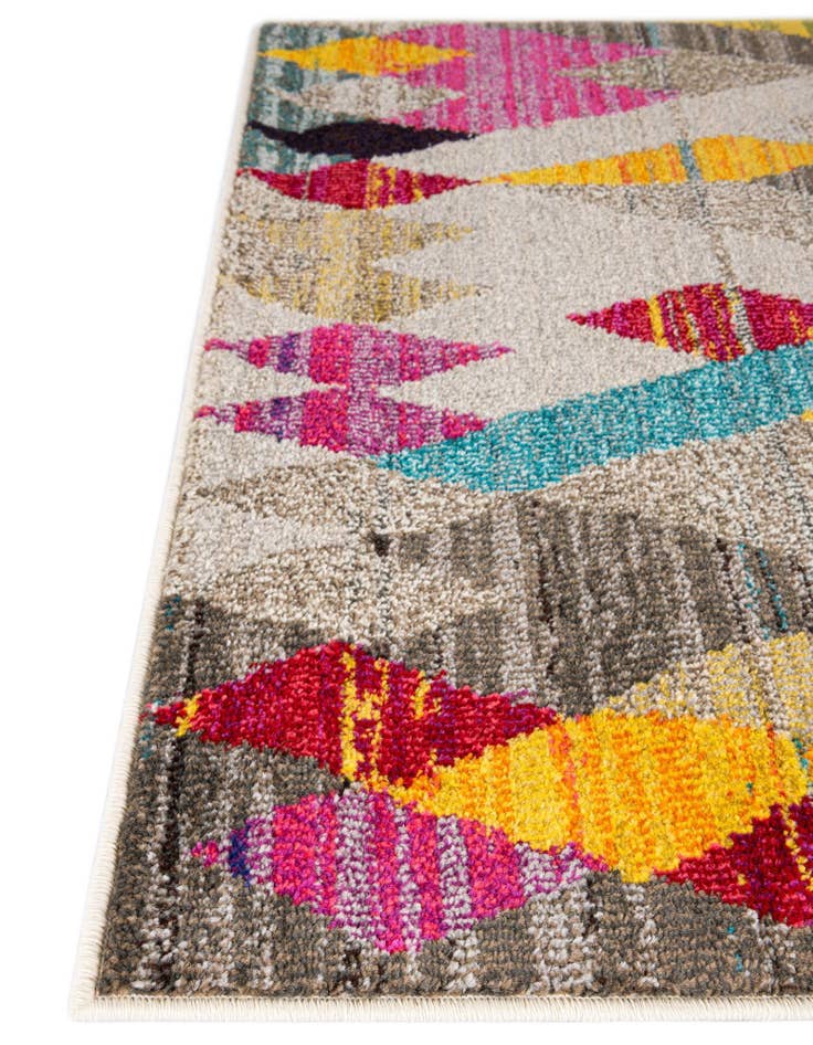Detail image of 6' x 6'  Washable Santa Fe Square Rug