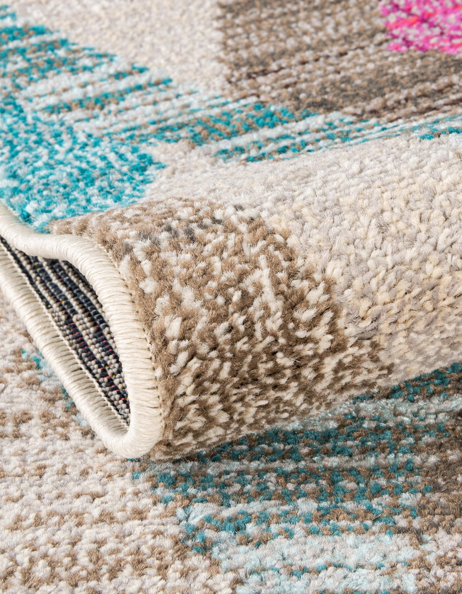 6' x 6' Washable Santa Fe Square Rug