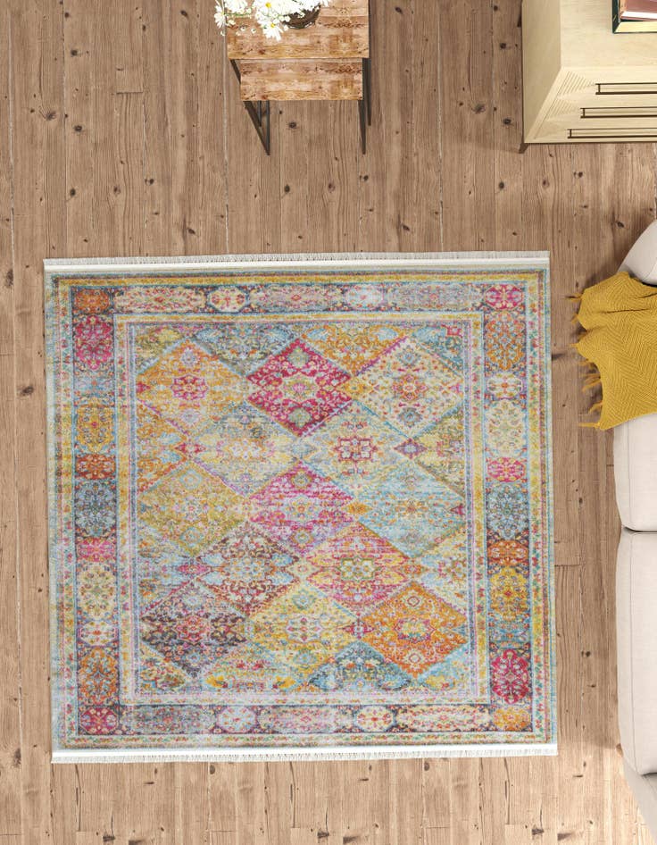 Detail image of 8' x 8' Santiago Square Rug