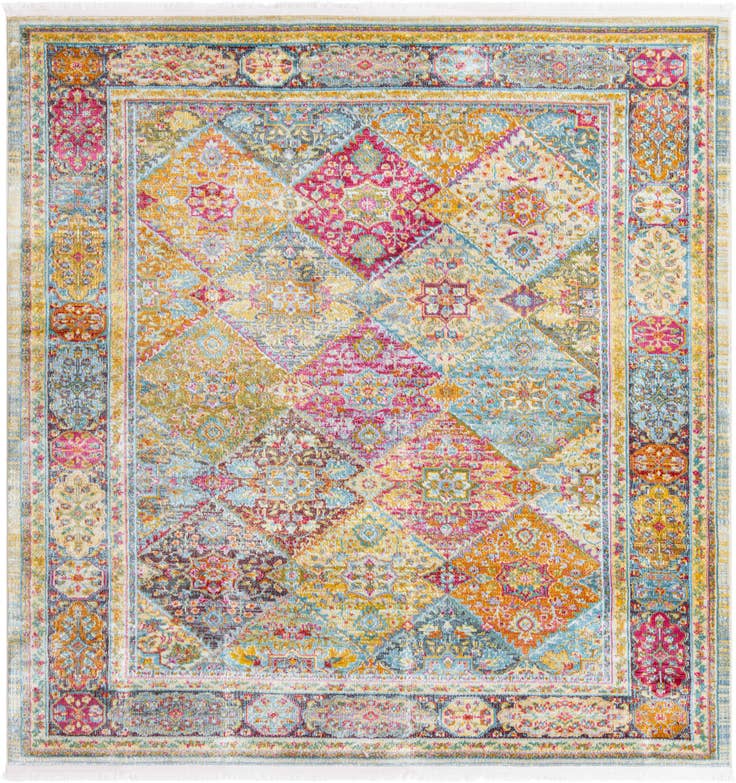 Detail image of 8' x 8' Santiago Square Rug
