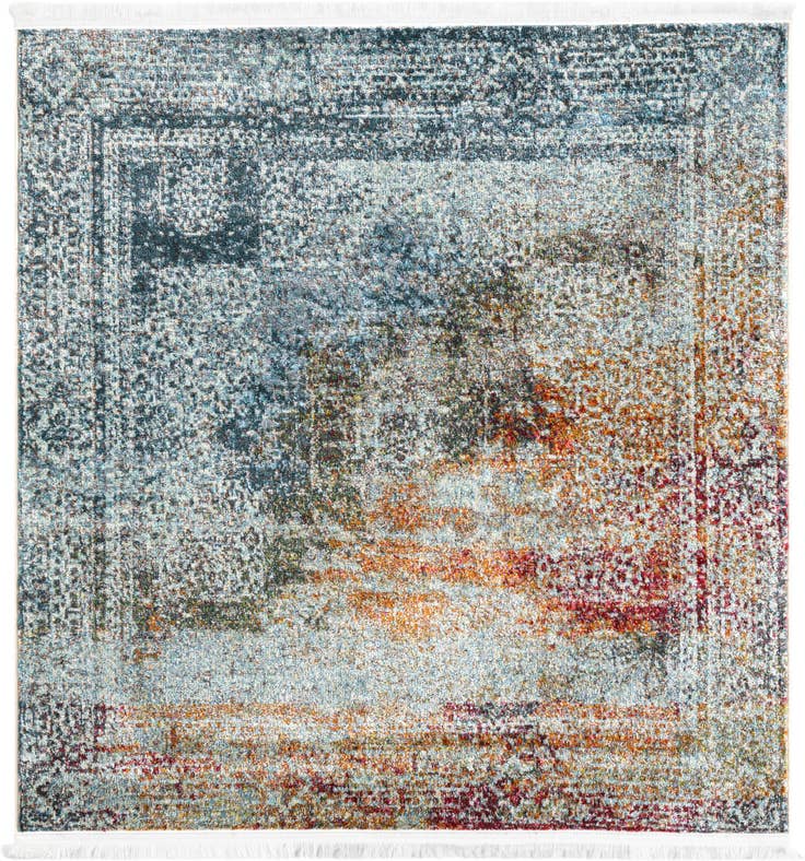 Detail image of 4' 3 x 4' 3 Santiago Square Rug
