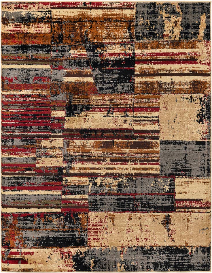 Detail image of 5' 3 x 5' 3 Saturn Square Rug