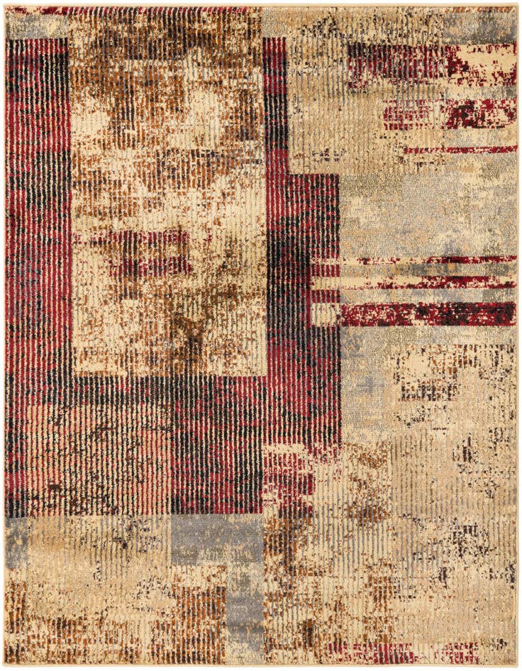 Detail image of 5' 3 x 5' 3 Saturn Square Rug