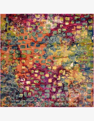 Washable Sevilla Square Rug