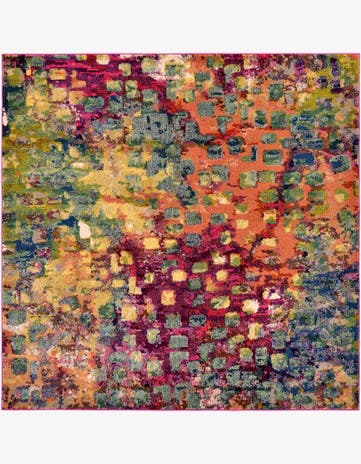 Washable Sevilla Square Rug