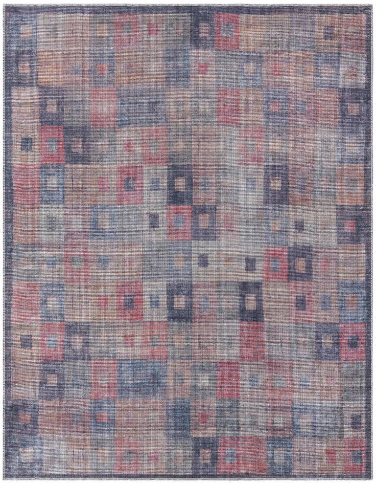 Detail image of 7' 3 x 7' 3 Washable Sisu Square Rug