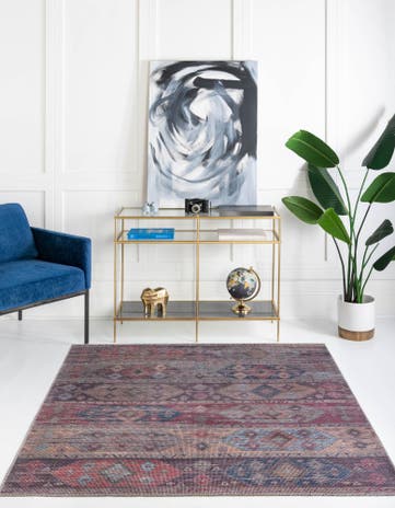 5' 3 x 5' 3 Washable Sisu Square Rug