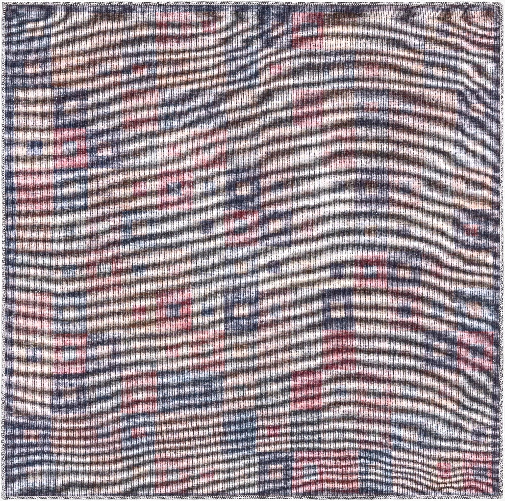 Primary image 5' 3 x 5' 3  Washable Sisu Square Rug