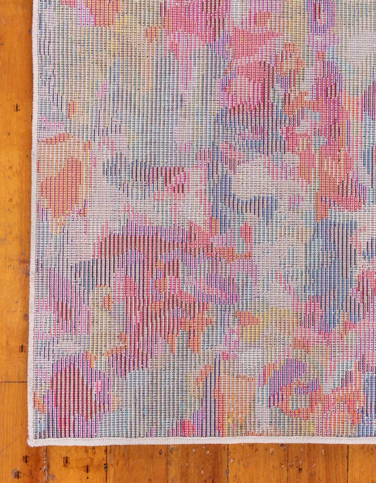 Detail image of 6' x 6'  Washable Spectrum Square Rug