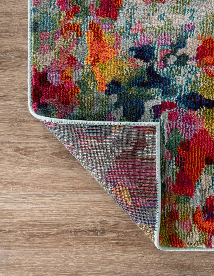 Detail image of 5' 3 x 5' 3  Washable Spectrum Square Rug