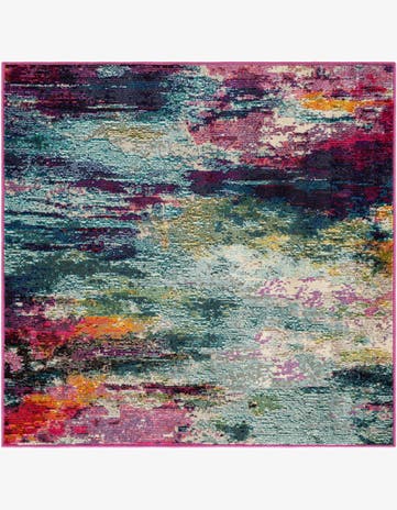 4' 1 x 4' 1 Washable Spectrum Square Rug