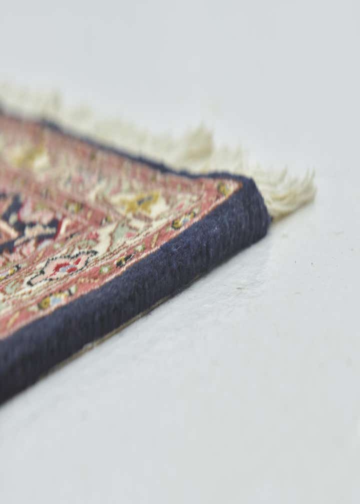 6' 8 x 8' 5 Hand Knotted Tabriz Persian Square Rug