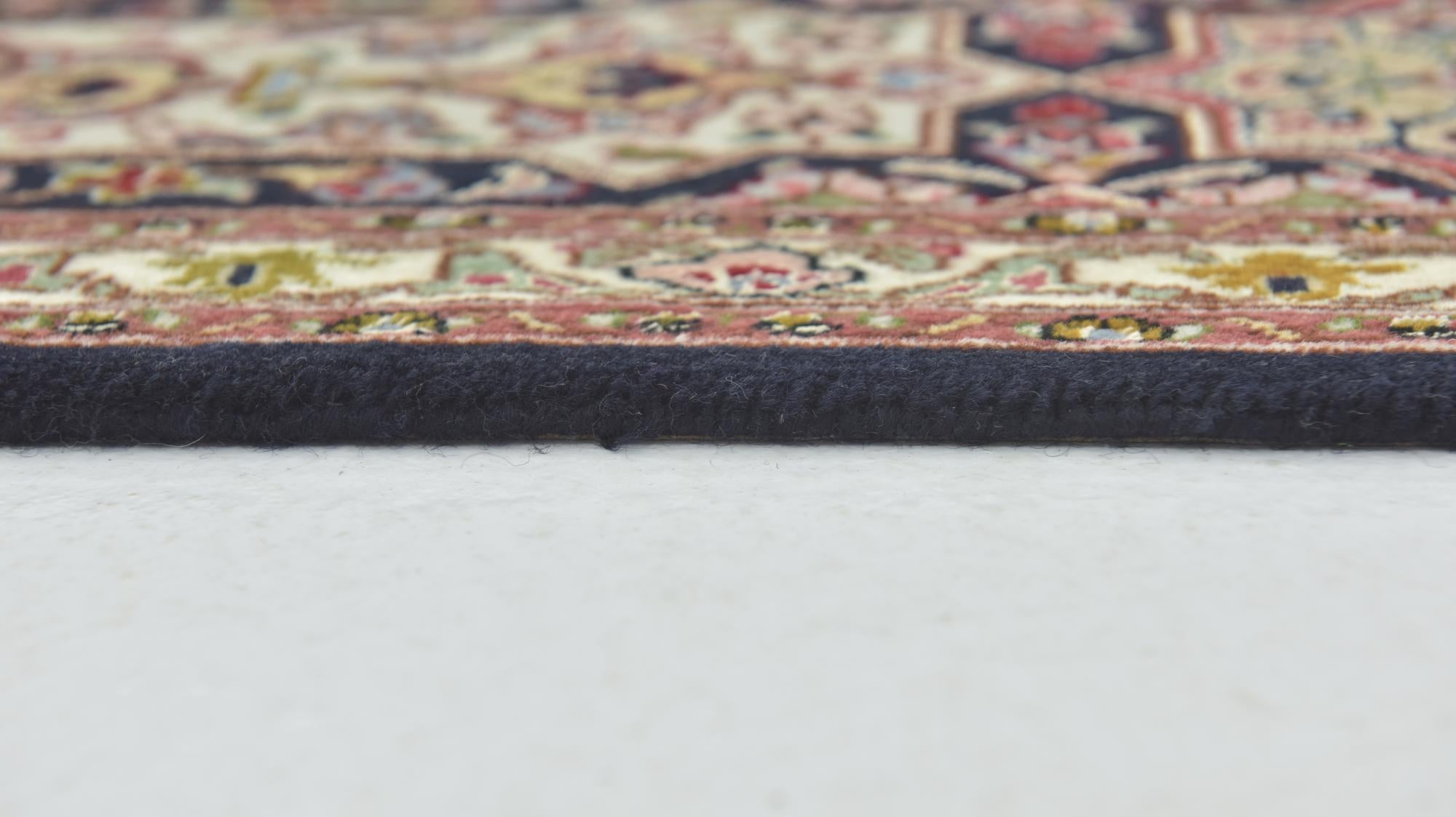 6' 8 x 8' 5 Hand Knotted Tabriz Persian Square Rug