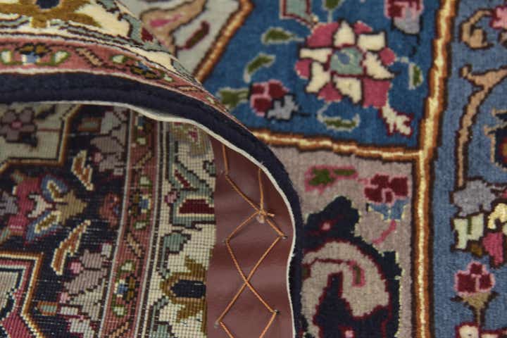 6' 8 x 8' 3 Hand Knotted Tabriz Persian Square Rug