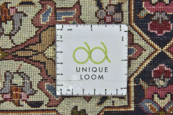 6' 8 x 8' 3 Hand Knotted Tabriz Persian Square Rug