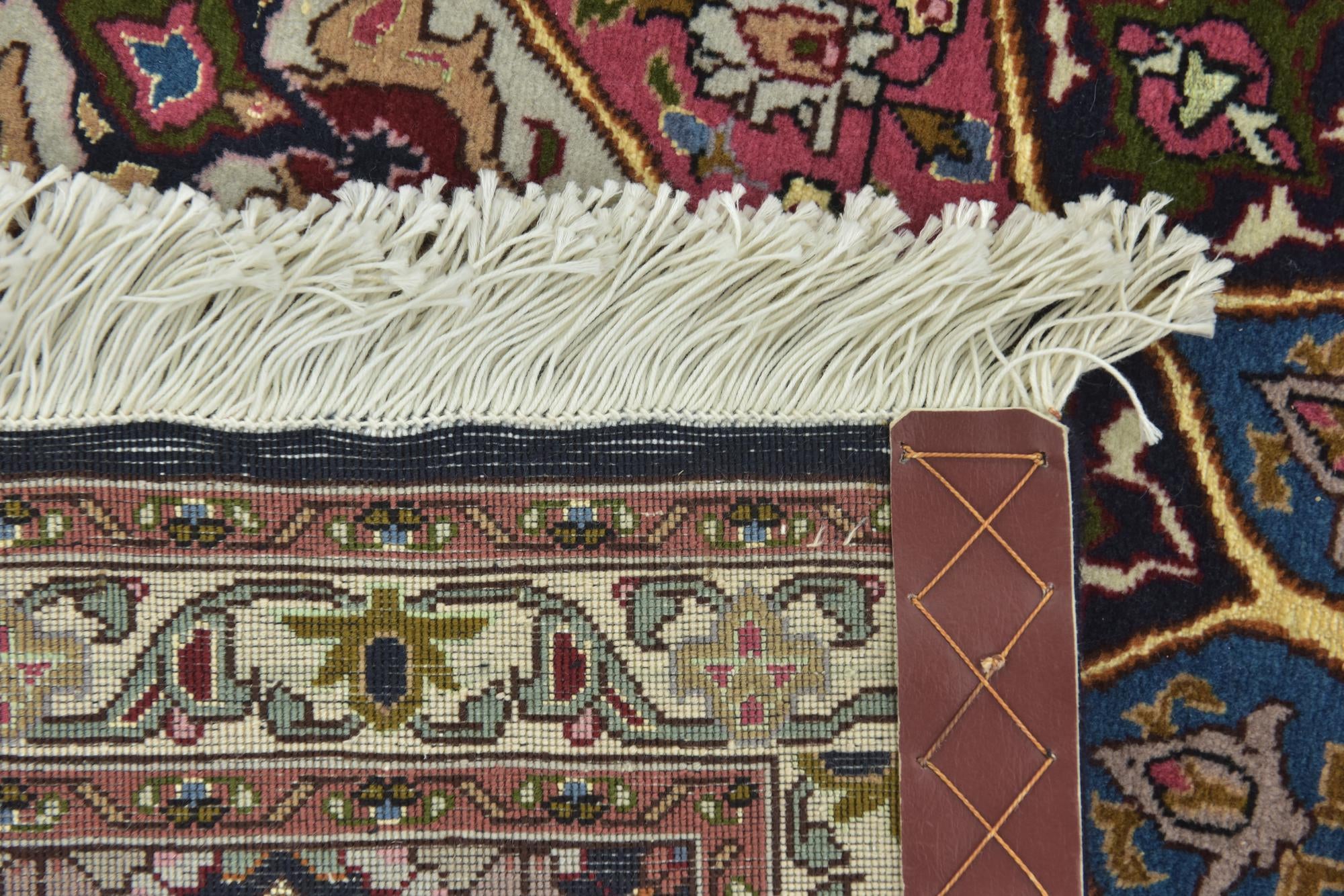 6' 8 x 8' 3 Hand Knotted Tabriz Persian Square Rug