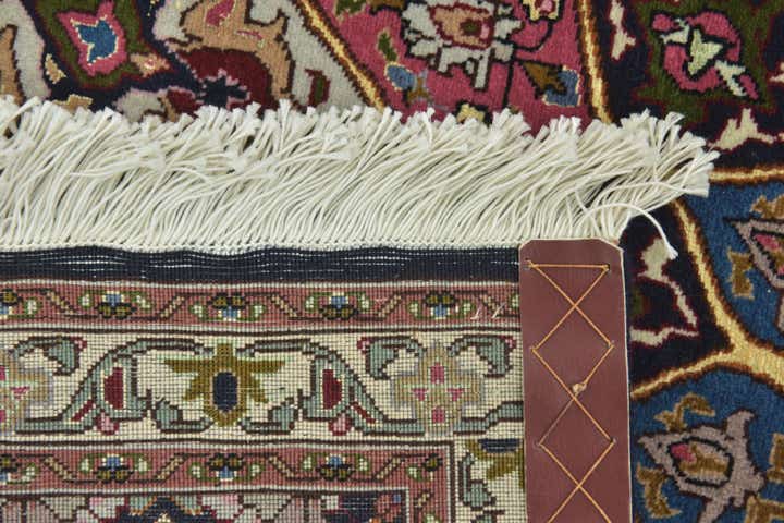 6' 8 x 8' 3 Hand Knotted Tabriz Persian Square Rug