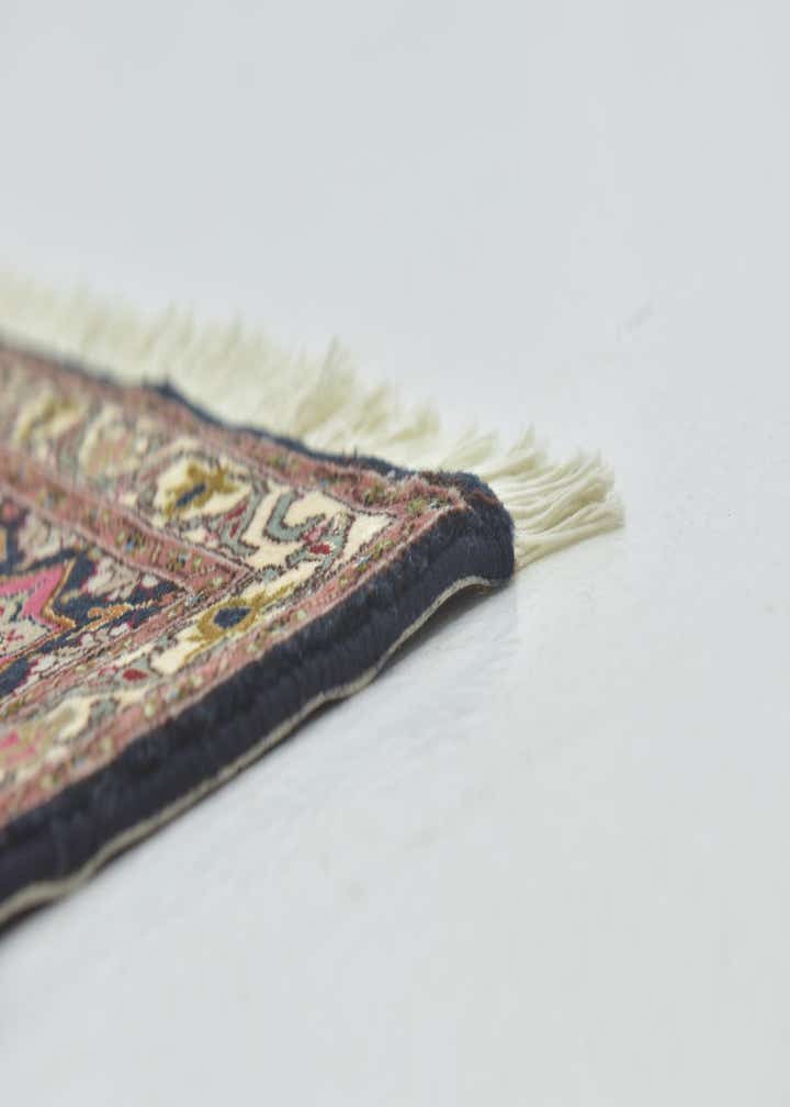 6' 8 x 8' 3 Hand Knotted Tabriz Persian Square Rug