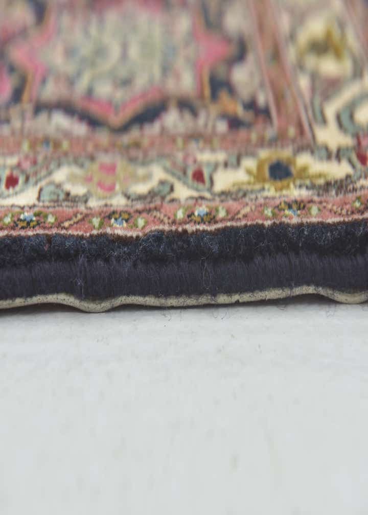 6' 8 x 8' 3 Hand Knotted Tabriz Persian Square Rug