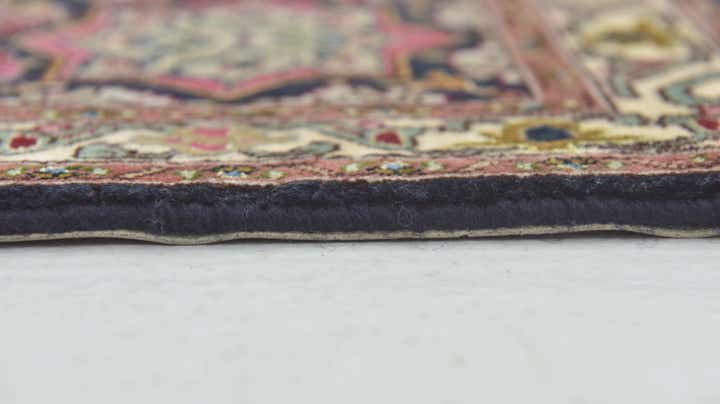 6' 8 x 8' 3 Hand Knotted Tabriz Persian Square Rug