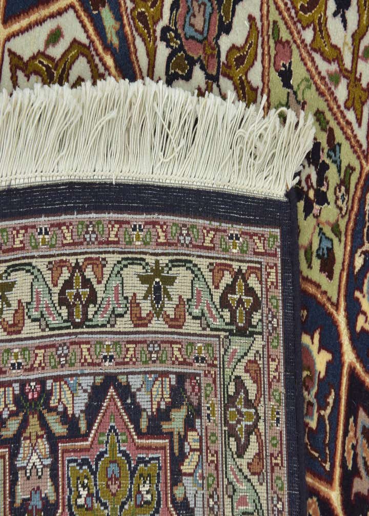 6' 8 x 8' 3 Hand Knotted Tabriz Persian Square Rug