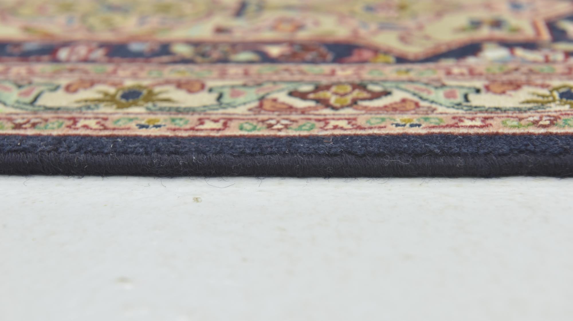 6' 8 x 8' 3 Hand Knotted Tabriz Persian Square Rug