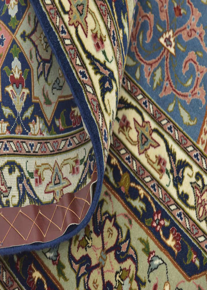 8' 3 x 8' 5 Hand Knotted Tabriz Persian Square Rug