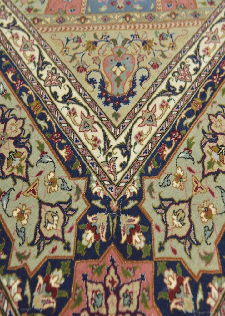 8' 3 x 8' 5 Hand Knotted Tabriz Persian Square Rug