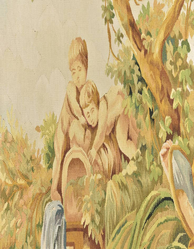 Detail image of 4' 8 x 5' 9 Tapestry Square Rug