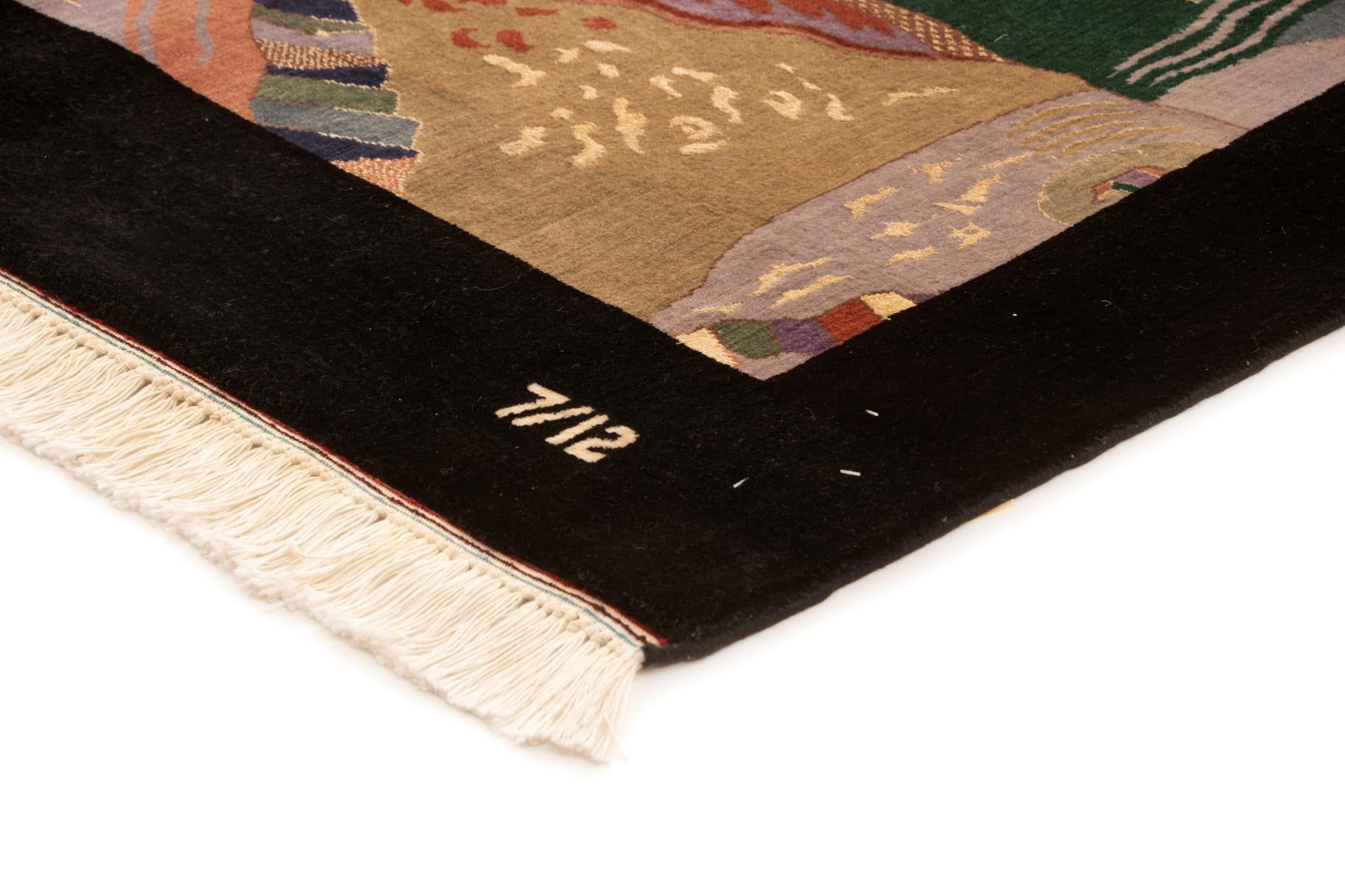 6' 11 x 7' 1 Hand Knotted Terra Nova Square Rug