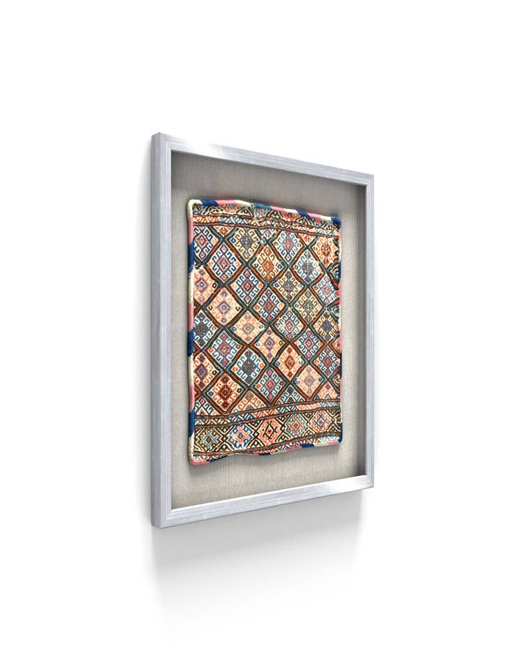 Detail image of 1' 5 x 1' 5 Textile Wall Art Square Rug