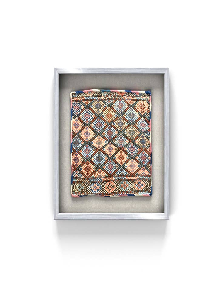 Detail image of 1' 5 x 1' 5 Textile Wall Art Square Rug