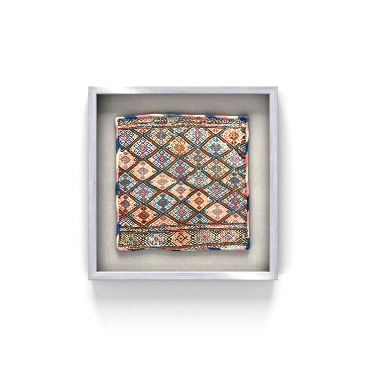 Detail image of 1' 5 x 1' 5 Textile Wall Art Square Rug