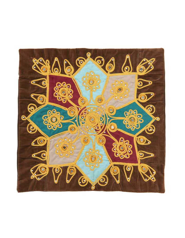 1' 5 x 1' 5 Textile Wall Art Square Rug