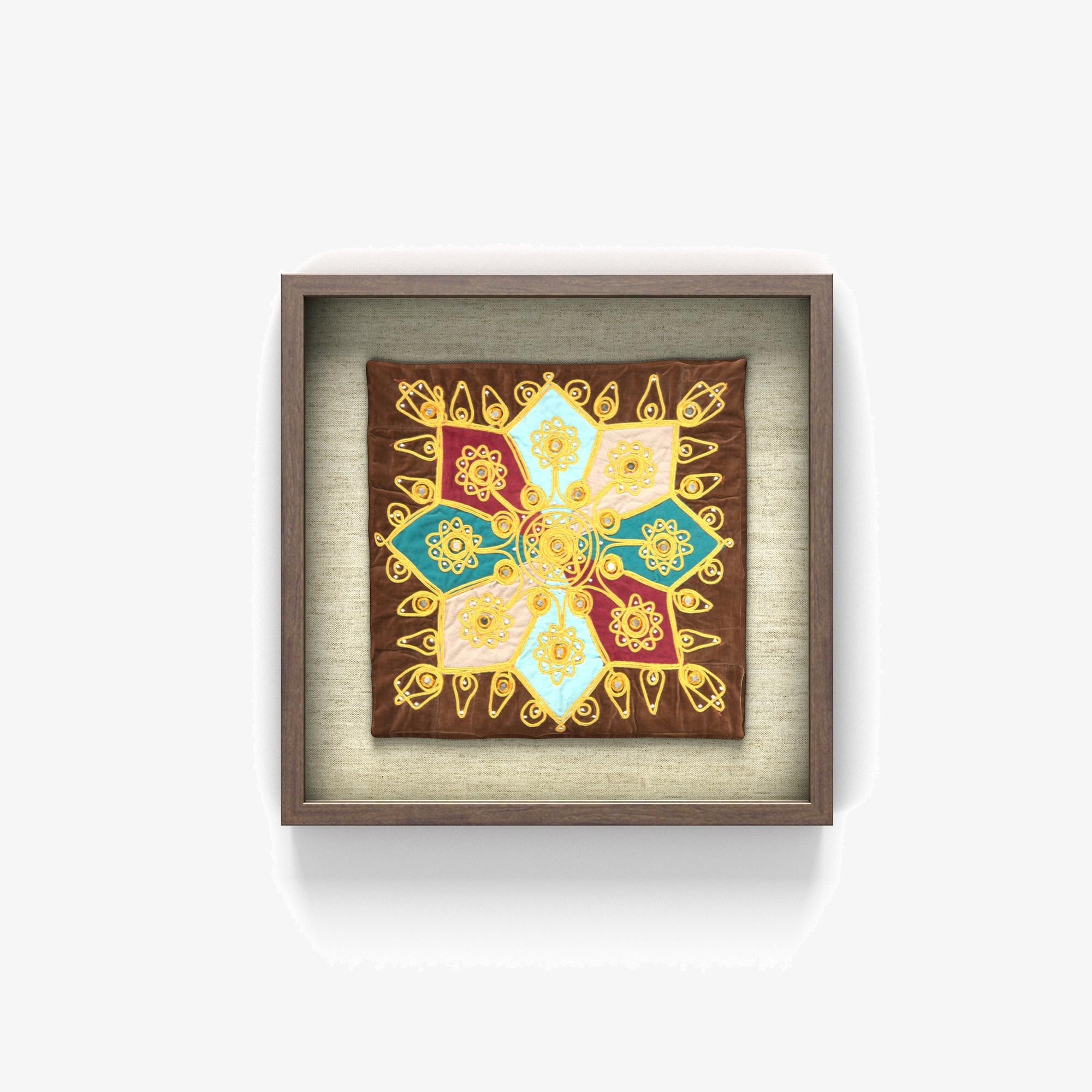 1' 5 x 1' 5 Textile Wall Art Square Rug