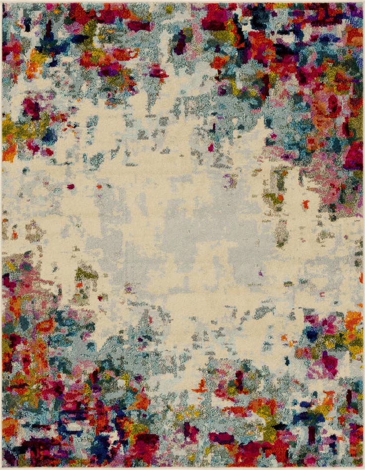 Detail image of 6' x 6' Washable Theia Square Rug