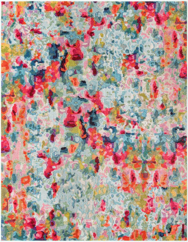Detail image of 7' 10 x 7' 10 Washable Theia Square Rug